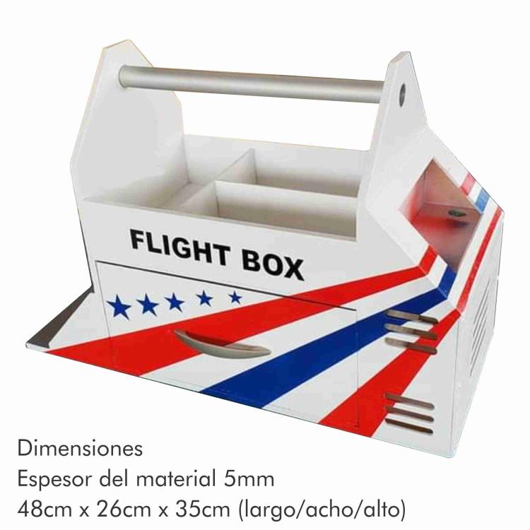 Caja de vuelo en kit para aeromodelismo – Fibrofacil 5 mm