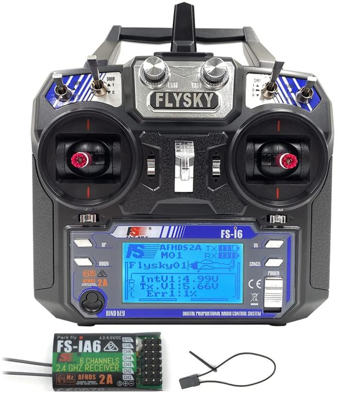 RADIO FLYSKY MODELO FSI6X / 6CH c/receptor