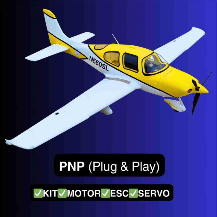 DYNAM CIRRUS SR22 1.4MTS / EPO / MOTOR+VARIADOR+SERVOS